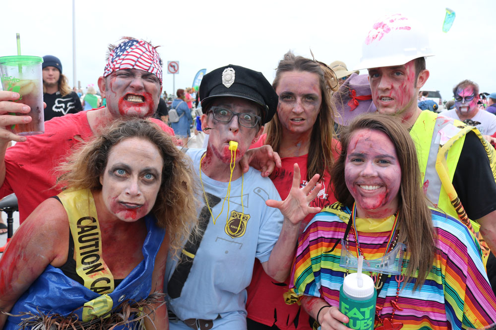 Zombie Bike Ride 2017 photo - Duval Street, Key West